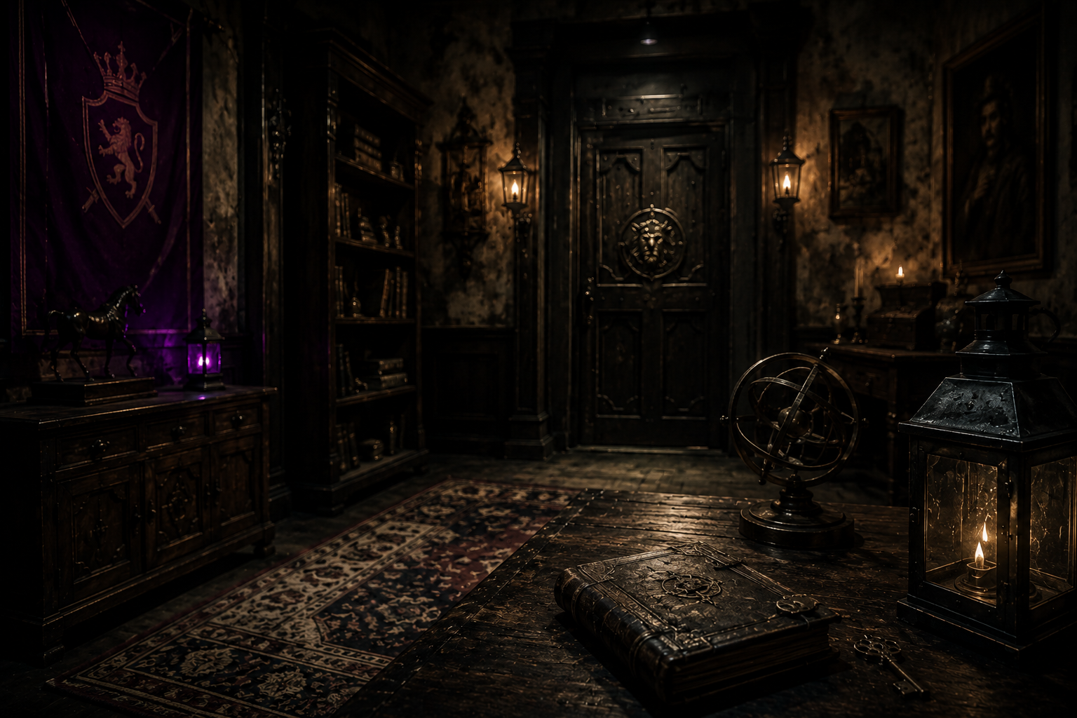 Scary escape room