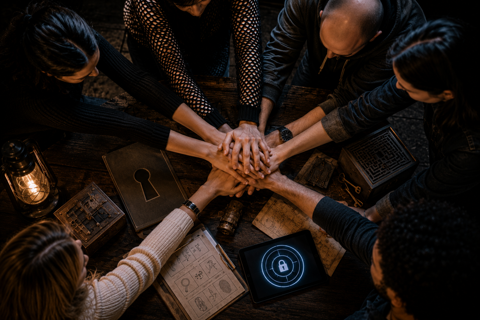 corporate team building escape room