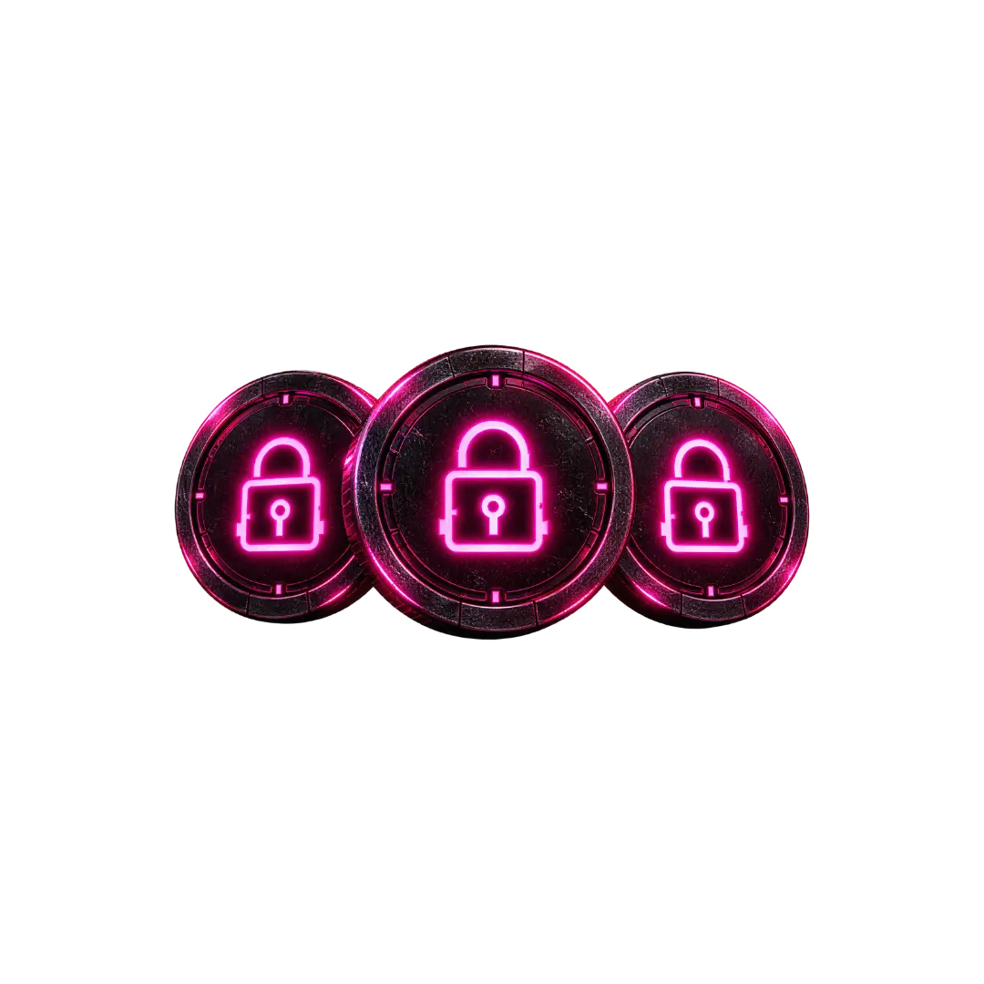 3 Escape Room Tokens